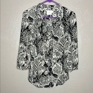 HD in Paris Anthropologie Floral Print Blouse